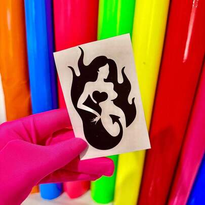 8cm | Adesivo | Linhas | Mulher sensual