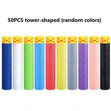 7.2厘米软泡沫飞镖玩具飞镖，兼容N-Strike系列玩具枪，适用于各种玩具枪、足球门、BB枪、大型枪、足球、枪支、玩具 - 彩色 - 查看 18