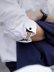 1 对袖扣延长带衬衫袖带吊袜带夏季男女款加长纽扣配饰 - 彩色 - 查看 4