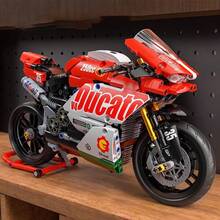 Dekoracja świąteczna 863 szt. V4 Zestaw klocków motocyklowych, seria Technic Super Model motocykla, techniczne wyścigi, zabawki montażowe dla dorosłych, prezent urodzinowy / prezenty świąteczne