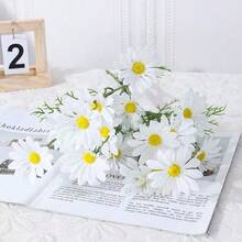 1/3/6 件多色人造荷兰菊餐桌装饰摄影道具洋甘菊小雏菊手捧花花瓶插花婚礼家居装饰 - 彩色 - 查看 21