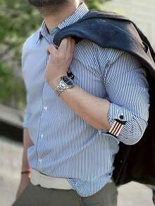 1 对袖扣延长带衬衫袖带吊袜带夏季男女款加长纽扣配饰 - 彩色 - 查看 3