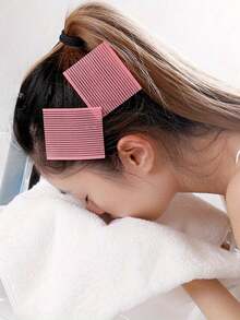 10pcs Seamless Bangs Fixing Hook-And-Loop, Bangs Clip Organizer, Cuttable Size, Non-Damaging Hair Pad, Hair Clip, Seamless Hook-And-Loop, Tassel Bangs Sticker Suitable For All Hair Types, Women Hair Accessories, Unisex,Gifts,Travel,Gifts For Women,Hair Stuff,Stocking Stuffers