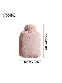 2000ml/1000ml/500ml Hot Water Bottle With Soft Cover And Plush Coat - Classic Hot Water Bottle, Winter Christmas Warming Supplies, Can Relieve Pain, Neck And Shoulder Pain, Warm Feet, Relieve Menstrual Cramps, Hot And Cold Therapy, Christmas Gifts For Family, Friends, Girlfriends Recommended, Christmas Gifts - Multicolor - View 13