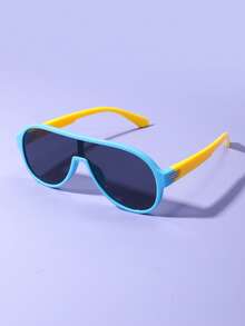 1pc Children's Fashionable Eyeglasses Set, Retro Y2K Novelty Decorative Glasses, Suitable For Boys And Girls Daily Matching, Graduation/Back To School/Valentine's Day Gift