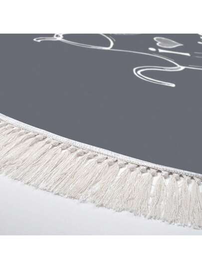 Pearl Digital Non Slip Printed Turkish Vloerkleed AL4032 Zachte Touch, Washable Tapijt Felt Backing Moderne ative Vloer Mat, Living Room, Bedroom, Bathroom, Hallway Or Entryway Available In Many Sizes Quick Drying, Highly Absorbent, Soft, Com Tafel Both Indoor Outdoor view 2