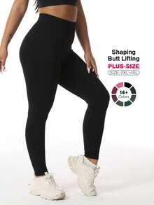TNTOR Pantalones de yoga de cintura alta talla grande para mujer, pantalones de entrenamiento con control de abdomen, pantalones elásticos de secado rápido para deporte y running, pantalón pitillo efecto glúteos melocotón, pantalón de yoga de cintura media con diseño de cintura alta para efecto estilizante, adecuado para ejercicio y ciclismo