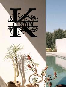 1 Fine Metal Art Logo - Personalized Last Name Logo, Name Design, Home Decoration With Custom Initials Thumbnail, Classic Style, Wall-Mounted Wall Art Decoration For Theme Parties, Perfect Heartfelt Gifts For Friends And Family, Customizable Wedding Gifts., Valentine Day, Valentine Day Decor Ornamental Exquisite, High-Quality Custom, Personalized, Unique Ideal Gifts For Her Pets ,Forever Love - Multicolor - View 10