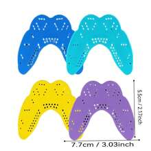 3D 橄榄球护齿，舒适透气牙齿保护 - 2.0 毫米薄 - 彩色 - 查看 6