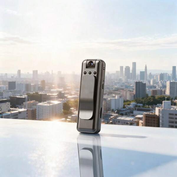 1 pieza Grabadora portátil oculta con función de audio para aplicación de la ley, con característica antivibración, audio y video sincronizados, visión nocturna infrarroja de alta definición 1080p, rotación de lente de 180° y batería recargable. Gracias a su lente gran angular y diseño con clip de bolsillo, esta grabadora es perfecta para ciclismo, actividades deportivas y viajes, convirtiéndola en una opción ideal para regalos de Navidad, aniversario o días familiares.