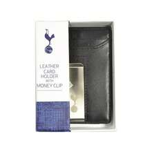 Tottenham Hotspur FC Leather Money Clip Wallet (Black) - 100% Mixed - (BS4580) - Black - View 3
