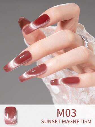 2026新款12毫升猫眼甲油胶，UV/LED灯固化，持久速干——时尚猫眼闪粉甲油胶，清新优雅，夏季必备美甲礼品