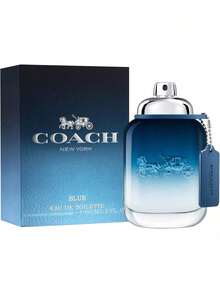 Coach 蓝色男士淡香水喷雾 EDT 迷你装 0.15 盎司/4.5 毫升、1.3 盎司/40 毫升、2 盎司/60 毫升、3.3 盎司/100 毫升 香水 持久留香 优雅 男友 丈夫 父亲 兄弟 生日 毕业派对 旅行 露营 户外 学校 校园旅行 节日 周年纪念 秋季 万圣节 秋季造型 - 藍色淡香水 - 查看 4