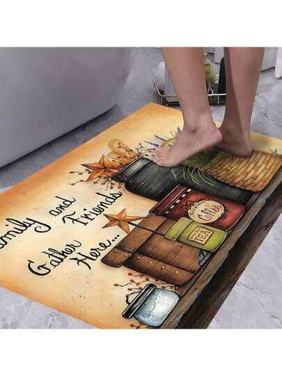 Pearl Digital Non Slip Printed Turkish Vloerkleed AL4024 Zachte Touch, Washable Tapijt Felt Backing PC's Moderne ative Vloer Mat, Living Room, Bedroom, Kitchen, Hallway Or Entryway Available In Many Sizes. Quick Drying, Highly Absorbent, Soft, Com Tafel Both Indoor Outdoor view 7