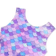 MENKEY Gymnastics Leotard - Various Styles - Children's One-Piece Style - Professional Tight-Fitting Suit - Bicycle Tight Suit - Suitable For Children's Clothing - Girl's Halloween - 紫色 - 查看 3