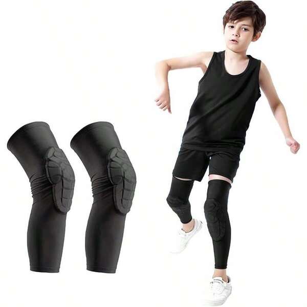 Luwint Children Volleyball Knee Arm Pads - Boys &Amp; Girls Compression Armour Protective Knee Elbow Guard For Football Basketball Baseball Bowling Tennis Hockey Sports, 1 Pair