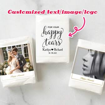 1 pieza de papel de seda personalizado para boda, texto/logotipo/imagen/foto/bandera nacional personalizada; regalo nupcial, obsequio para invitados de boda, papel de seda personalizado para fiestas/negocios/reuniones de días festivos nacionales, set de papel de seda personalizado + etiqueta, paquete de pañuelos pequeños a prueba de roturas, adecuado para fiestas, actividades al aire libre, reuniones, también se puede usar como fiestas privadas de Halloween/Acción de Gracias/Navidad/Año Nuevo, set de regalo de banquete de negocios, colorido, lindo, adorable, divertido, kawaii, Y2K, elegante, unisex, casual, personalizado, único, personalizado, regalos ideales para él, regalos ideales para ella, ella, novio, novia, familia, amigos