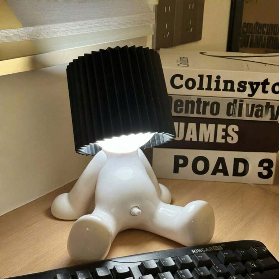 Creative Table Lamp, Bedroom Fun Night Light, Full Of Atmosphere Small Night Light, USB Powered, Suitable For Bedroom Living Room Desk Lamp, Christmas, Valentine'S Day - A - 查看 1