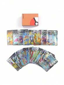 300PCS  Anime Figure Cards,Creative Tables Games Deck Cards Suitable For Collection,Collection Card Toys Gift Card Rare Collection Battle Trainer Gift(Random Style)
