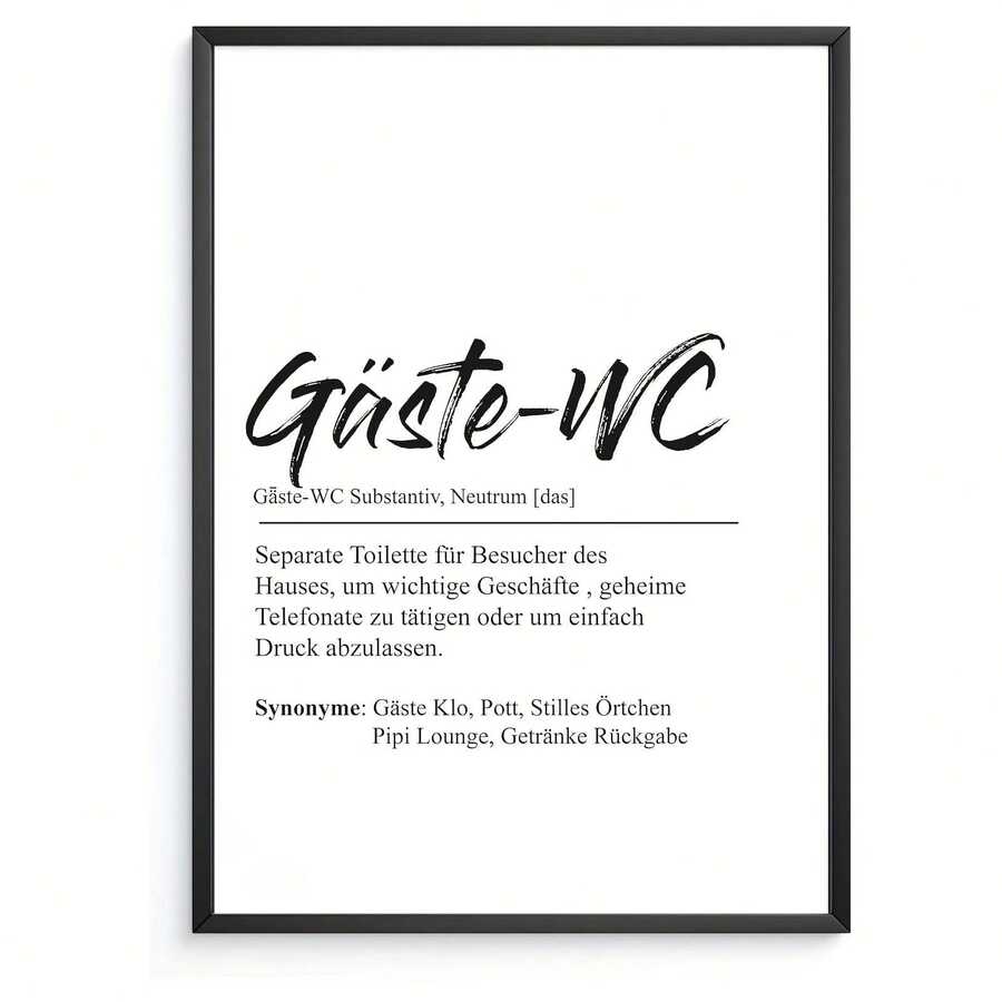 1pc Premium Canvas Art Print, Unframed Bathroom Decorative Picture, High-Quality Wall Art For Toilet Decoration, Universal Holiday Gift, No Electricity Needed, 45x30cm/18x12in