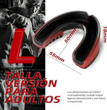 Protector Bucal Box con canal de flujo de aire, bucal futbol americano, protector bucal de boxeo profesional, apto para MMA, Jiu-Jitsu brasileño, hockey, boxeo, lucha libre, fútbol americano - 1 - Ver 5
