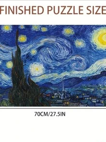1000片/套 各种风格风景卡通动物艺术成人1000片拼图玩具（包装随机）,3D拼图,拼图风景,绘画拼图 - 彩色 - 查看 4