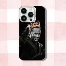 Custodia per telefono compatibile con Neymar, in bianco opaco, antiurto, compatibile con modelli 16, 15, 14, 13, 12, 11, Pro, XS, Max, Plus, Mini, SE e modelli Galaxy S17, S17 Pro, S17 Pro Max