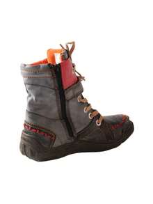 1 Pair TMA EYES Women's Leather + PU Mixed Color Fluffy Lining Warm Comfortable Short Boots, Black, Wide Fit Plus Size, Outdoor Casual, Style With Black Skirt - Black - View 6