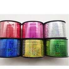 Panglică holografică 1 buc - 100 m, șnur pentru baloane, panglică pentru legat baloane, accesorii pentru decorarea baloanelor, panglică pentru baloane, panglică colorată, legături pentru împachetat cadouri, decor de Crăciun și sărbători