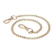 1pc 47 Inch Purse Flat Chain Strap Shoulder Crossbody Replacement Straps With Metal Buckles Gold Chain Strap For Purse Crossbody Handbag - Gold - View 16