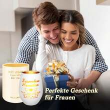 1 peça porta-velas de vidro para velas, suporte para velas de chá com lanterna Lucky Light, decoração de mesa com gravura, presentes de agradecimento para mulheres, aniversário e Natal