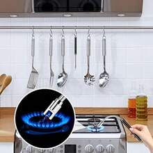 , Encendedor Electrico Recargable con Indicador de Batería, Encendedor Arco Eléctricos para Encender Velas, Gas, Barbacoa, Cocina y Fuegos Artificiales, Apagado Inteligente(Encendedor Electrónico, 2 Packs) - Tipo 2 - Ver 3