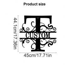 1 Fine Metal Art Logo - Personalized Last Name Logo, Name Design, Home Decoration With Custom Initials Thumbnail, Classic Style, Wall-Mounted Wall Art Decoration For Theme Parties, Perfect Heartfelt Gifts For Friends And Family, Customizable Wedding Gifts., Valentine Day, Valentine Day Decor Ornamental Exquisite, High-Quality Custom, Personalized, Unique Ideal Gifts For Her Pets ,Forever Love - Multicolor - View 103