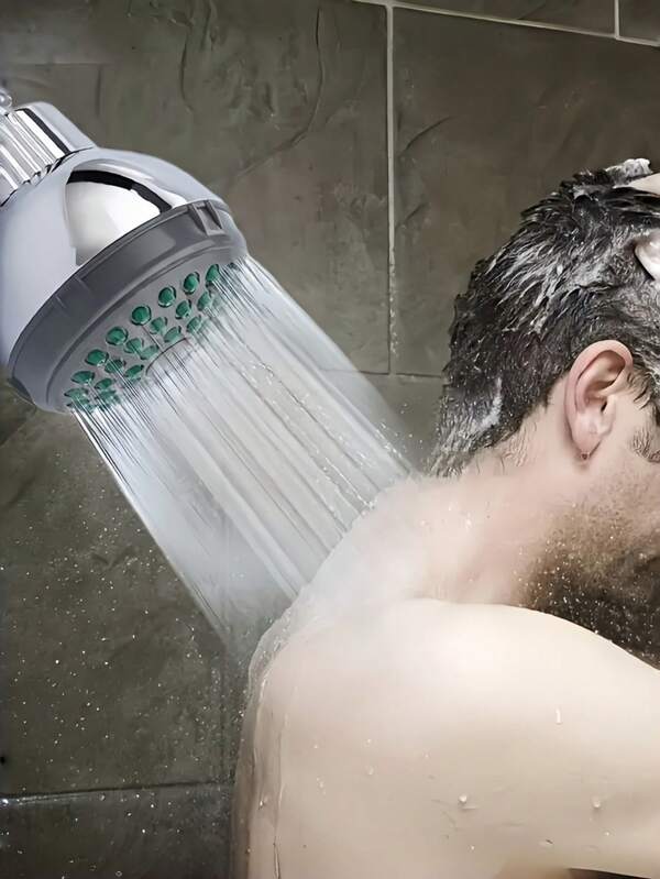 High Pressure Handheld Shower Head Spray Shower Head Green Water Outlet Hole High Pressure Removable Small Shower Head For Bathroom Accessory