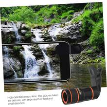 FCV 8X Cell Phone Lens Mobile Phone Camera Accessory Telephoto Lens For Smartphones Connection Compatible With IPhone 17 Air 16/15/14/13/12/11 Pro Max And Most Smartphone