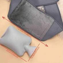 3pcs/Set Polyester Hot Water Bag & Storage Bag Set, Minimalist Grey Hand Warmer & Storage Box Set For Winter Christmas Gifts,Hand Warmers,Gifts For Men,Stocking Stuffers,Hand Warmers Rechargeable Insulation,Galentines,Puppy,Carnival,Party Decorations,Spring Summer Picks,Brides Maid Gifts,Room,Bedroom Decor,Beach,Travel,For Men,For Women,Vacation - Grey - View 5