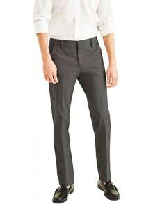 Mens Khaki Flex Work Pants - Storm Grey - View 3