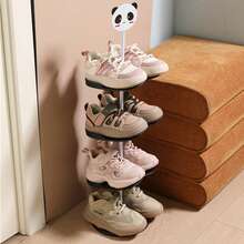 1 Peça Organizador de Armazenamento de Sapatos Estiloso Multicamadas - Economizador de Espaço Compacto, Gerenciamento de Sapatos Sem Esforço, Ideal para Entrada, Quarto, Corredor