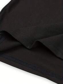 Women Round Neck T Shirt Cherry Sweet Girl Print Short Sleeve Casual Fashion Top For Daily Wear Party Outing - màu đen - Xem 2