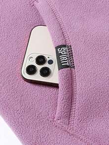 2025 New Thickened Fleece Jacket, Women's Hot-Selling Product For Spring, Autumn And Winter, Thermal Lined For Warmth, Suitable For Skiing And Other Sports Wear - Violet Purple - View 4