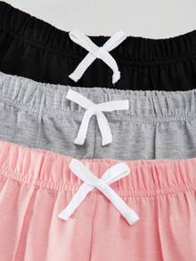 女童休闲松紧腰喇叭腿运动裤