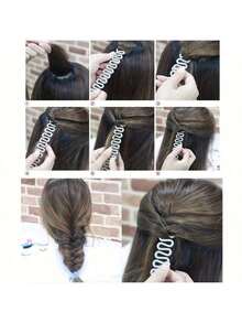 Easy Hair Bun Maker Braider Tool For Girls Create Beautiful Hairstyles Styling Kit DIY Accessories Long Hair Updos Quick Simple Hairstyle Ideas Innovative Design Styling Solution