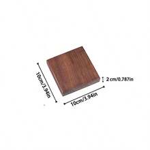 Walnut & Beechwood Display Gift Base, Figurine Doll Stand, Minimalist Jewelry Tray Display Rack