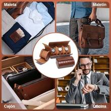 Maleta Reloj Carcasa Clsica, Textura Perfecta Maletas Reloj O Cajas Almacenamiento Para Almacenamiento Y Exhibicin El Regalo Para Los Viajes Los Hombres Estuche Alhajero - 1 Espacios - Ver 5