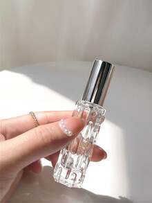 2 Pieces 0.34 Oz Glass Fragrance Spray Bottles With Aluminum Atomizer, Unscented Empty Refillable Dispenser, Spray Bottles For Home, Travel, Wedding, Party, Birthday Gifts