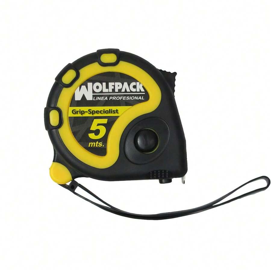 WOLFPACK PROFESSIONAL LINE - 5 Meter Tape Measure With Special Grip Brake - Black - View 1