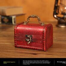 Fashion Retro Wooden Crystal Packaging Box Antique Vintage Product Packaging Wooden Box Gift Packaging Jewelry Storage Box - 6076千 - 查看 11