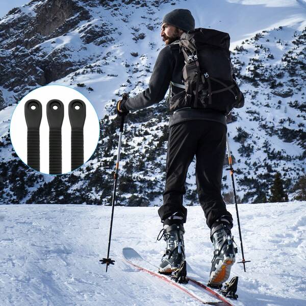 8 قطع حزام كاحل لربط لوح التزلج، أحزمة بديلة لربط لوح التزلج عالية المرونة، أجزاء حامل أحزمة السلم لربط لوح التزلج