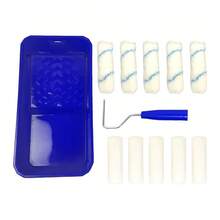 Cross-Border Manual Tool Roller Brush Sponge Roller Set Paint Roller Kit Heat Shrink Roller Set - Paint Roller Kit With Tray - View 2