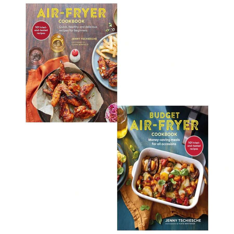 Air-Fryer Cookbook & Budget Air-Fryer Cookbook Collection 2 Books Set By Jenny Tschiesche - Single Book - View 1